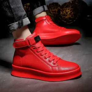Baskets montantes blanches tendance pour homme 2025
