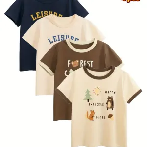 lotde4tshirtsdeteamanchescourtespourenfants