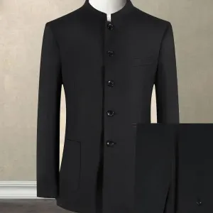 costumezhongshanclassiquepourhommeensemblevesteetpantalon