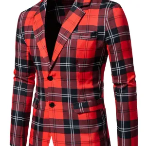 blazerelegantamancheslonguesetdeuxboutonspourhomme