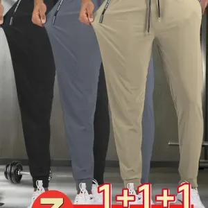 lotde3pantalonslongsdetepourhommeentissuelastiqueetsoyeux