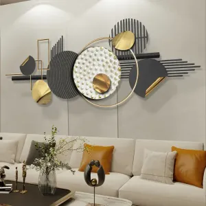 decorationmuralecontemporaineenfonteformeirreguliereunique