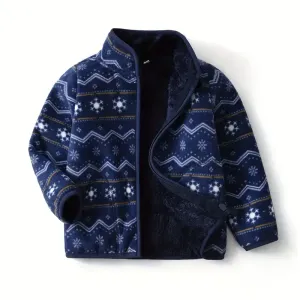 jacketdoubleepolaireaimprimerayuresferoevintagepourgarcon