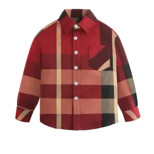 chemiseacarreauxamotifsaleatoirespourgarcon