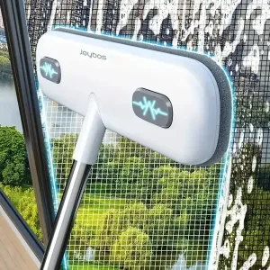 Brosse magique 3 en 1 pour le nettoyage des vitres avec manche extensible