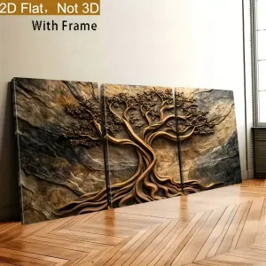 decorationmurale3denboisaveccadre