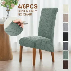 lotde4ou6houssesdechaisedesalleamangeradossierhaut