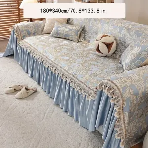 serviettedecanapeenchenilleconceptionmonobloctissuchenilleavecourletde