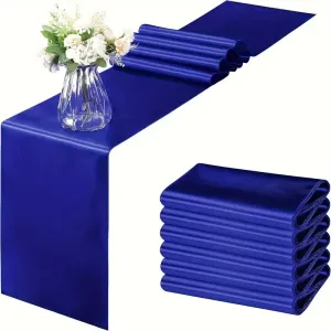 Lot de 6 nappes en satin de soie, idéales pour les mariages