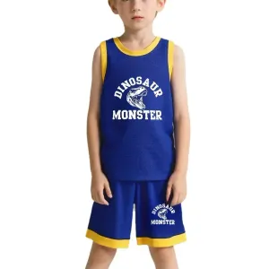 Ensemble élégant gilet sans manches et short à taille élastique pour garçon