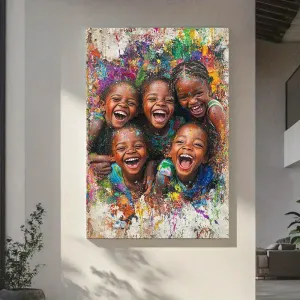 toilemuralesanscadre7998x11999cmimpressionartistiquevibrantedenfantsaf