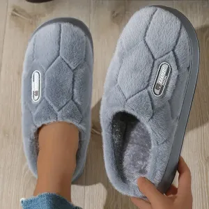 Pantoufles polaires douillettes pour hommes et femmes