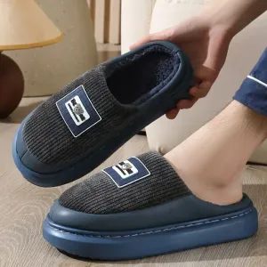 Pantoufles d'hiver chaudes et confortables pour hommes et femmes