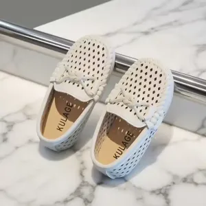 Mocassins décontractés pour enfants - Design ajouré respirant
