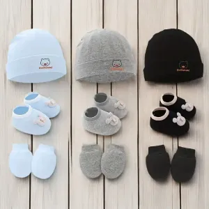 Bonnet pour nouveau-né (0-6 mois, garçon et fille)
