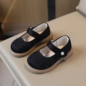 Chaussures à enfiler style princesse KOSISOK pour filles - Tissu doux
