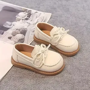 Mocassins à nœud papillon pour filles (collection 2025)