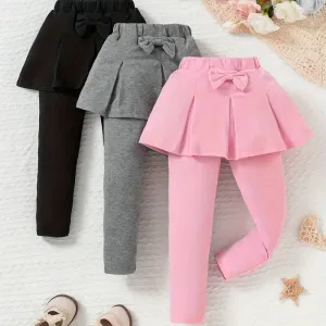 lotde3culottesanoeudpapillonpourfillesenmaillepolyesterlegerementexten