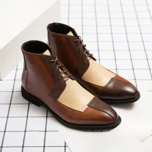 chaussureshommebusinesscasualalacetsavecsurpiqurescontrastees