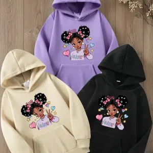 3pullsacapuchepourfillesavecimprimedepersonnagesdedessinsanimes