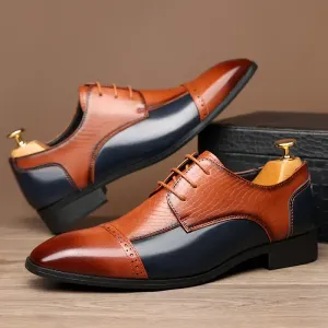 eleganteschaussuresoxfordmarronpourhommefinitionbrillante