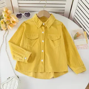 chemisejaunevifamancheslonguespourfille