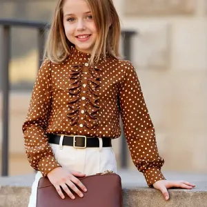 chemisierelegantamancheslonguespourfilles