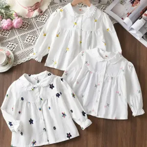 ensemblede3blousesblanchesamancheslonguespourfilles