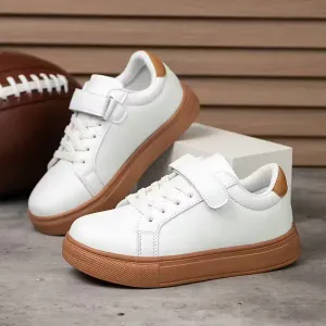 Baskets blanches légères et confortables pour enfants