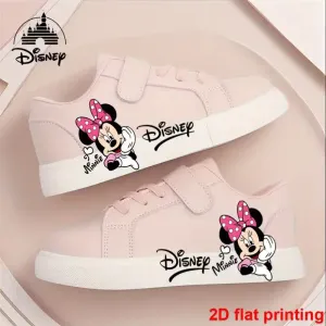 Baskets roses Mickey et Minnie décontractées - Modèle sans lacets