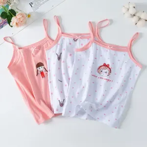 Ensemble trois pièces pour enfant, débardeur à motif lapin