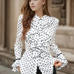 chemisierelegantpourfillechemiseboutonneeamancheslongues