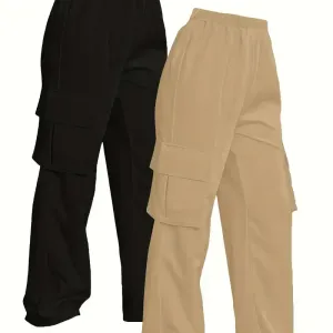 ensemble2piecespourfillepantaloncargounitendanceetpolyvalent