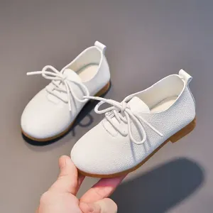Ballerines Mary Jane pour filles - Chaussures légères à lacets avec semelle en caoutchouc