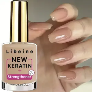 Libeine Soin fortifiant pour ongles au thé au lait nude, hydrate naturellement