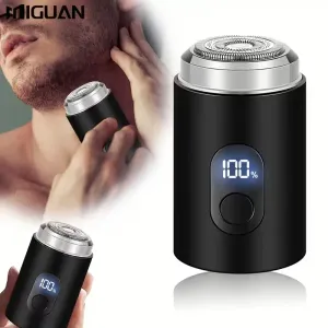 Rasoir électrique compact pour homme - Affichage numérique
