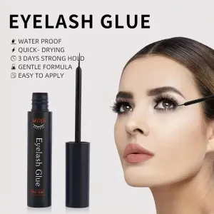Colle pour faux cils noire, non irritante et à séchage rapide