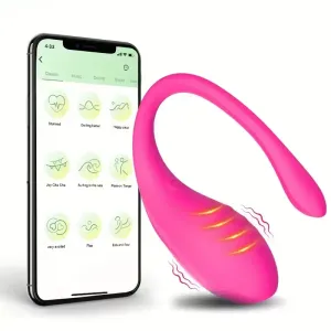 Vibromasseur vaginal télécommandé par application, œuf vibrant anal et point G à 9 modes