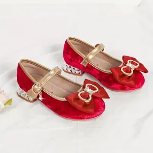 Escarpins à talons hauts pour filles, ornés de cristaux