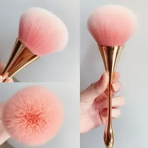 Pinceau de luxe pour nail art - Grande tête ronde et douce