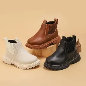 Bottines style garçon - Bottines à fermeture éclair avec semelle intérieure et soutien