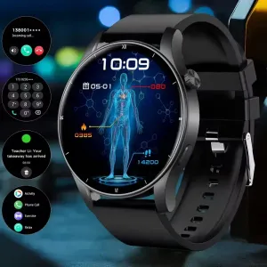 Montre connectée pour homme avec appels et réponses sans fil, modes sportifs multiples
