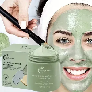 Masque nettoyant à l'argile et au thé - Nettoyage en profondeur des pores