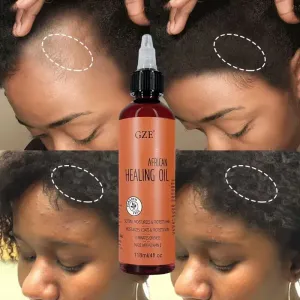 Huile capillaire GZE African Oil pour cheveux abîmés et naturels | Adoucit