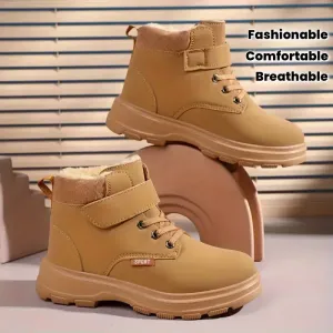 Bottes d'hiver pour garçons - Chaussures décontractées mi-mollet