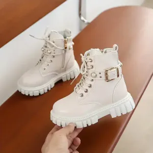 Bottines pour filles, légères et résistantes, en matière synthétique