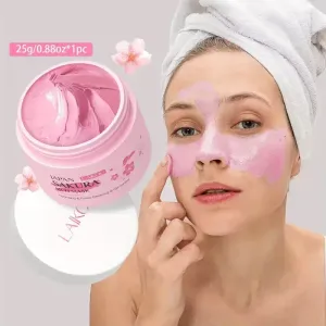 Masque à l'argile Sakura LAIKOU 25 g - Doux pour la peau, ce masque à l'argile nettoie les pores et hydrate