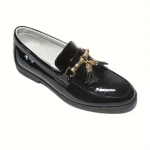 Mocassins à pampilles pour garçon - Chaussures plates décontractées à enfiler