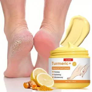 MIUNINEE Crème Mains et Pieds au Curcuma 50 g - Formule multi-usages