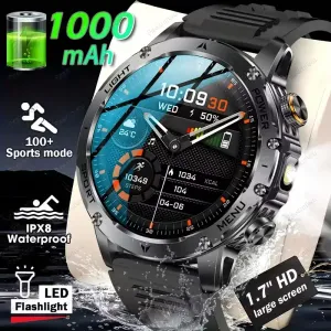 Montre de sport outdoor pour homme avec batterie haute capacité de 1000 mAh